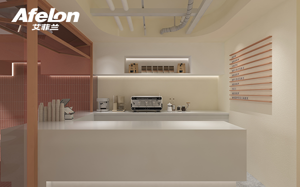 AFELON | 3D银箔 | 高级粉烘焙店设计，成为街区流量王